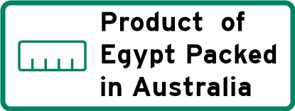 Product of Egypt - Packed in Australia
