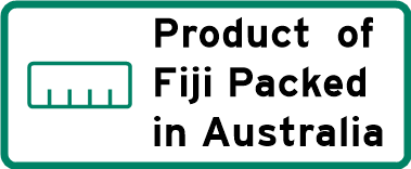 Product of Fiji - Packed in Australia