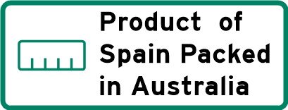 Product of Spain - Packed in Australia