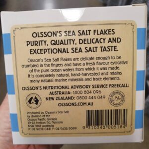 Olsson’s Sea Salt – Flakes – Refill Cube 250g
