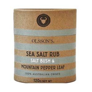 Olsson’s Saltbush & Mountain Pepper Leaf 120 gm