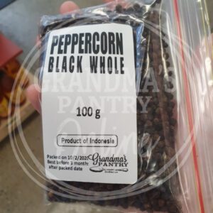 Peppercorn – Black – Whole