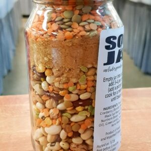 Soup in a Jar – with powdered Bone Broth & Mixed Lentils