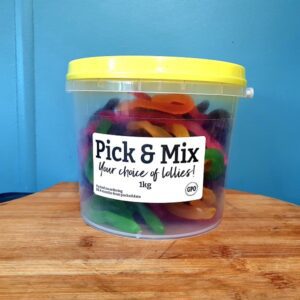 Pick & Mix UK Lolly Bucket 1kg