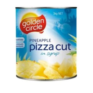 Golden Circle Pizza Cut Pineapple in Syrup 3kg Tin