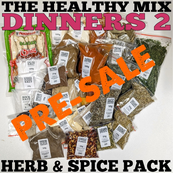 ***The Healthy Mix Dinners 2 Spice Pack – PRESALE***